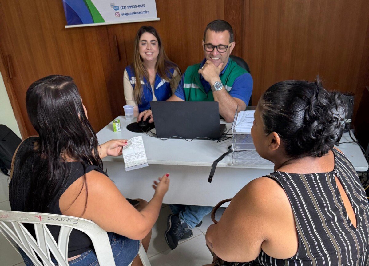 Ação itinerante da Águas de Casimiro atende moradores de Rio Dourado
