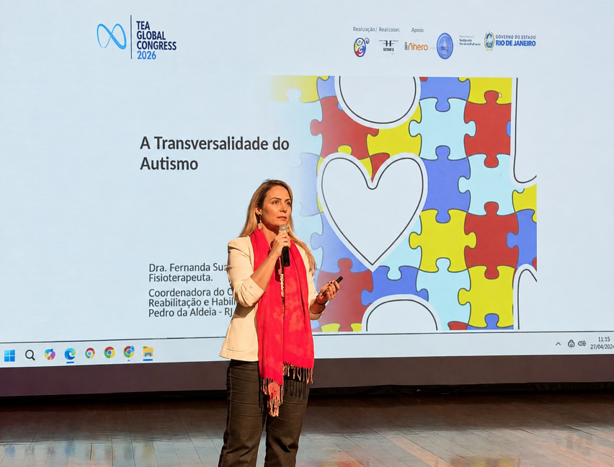 São Pedro da Aldeia apresenta experiência sobre TEA em congresso