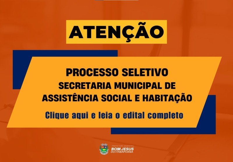 Bom Jesus divulga resultado final de processo seletivo da Assistência Social