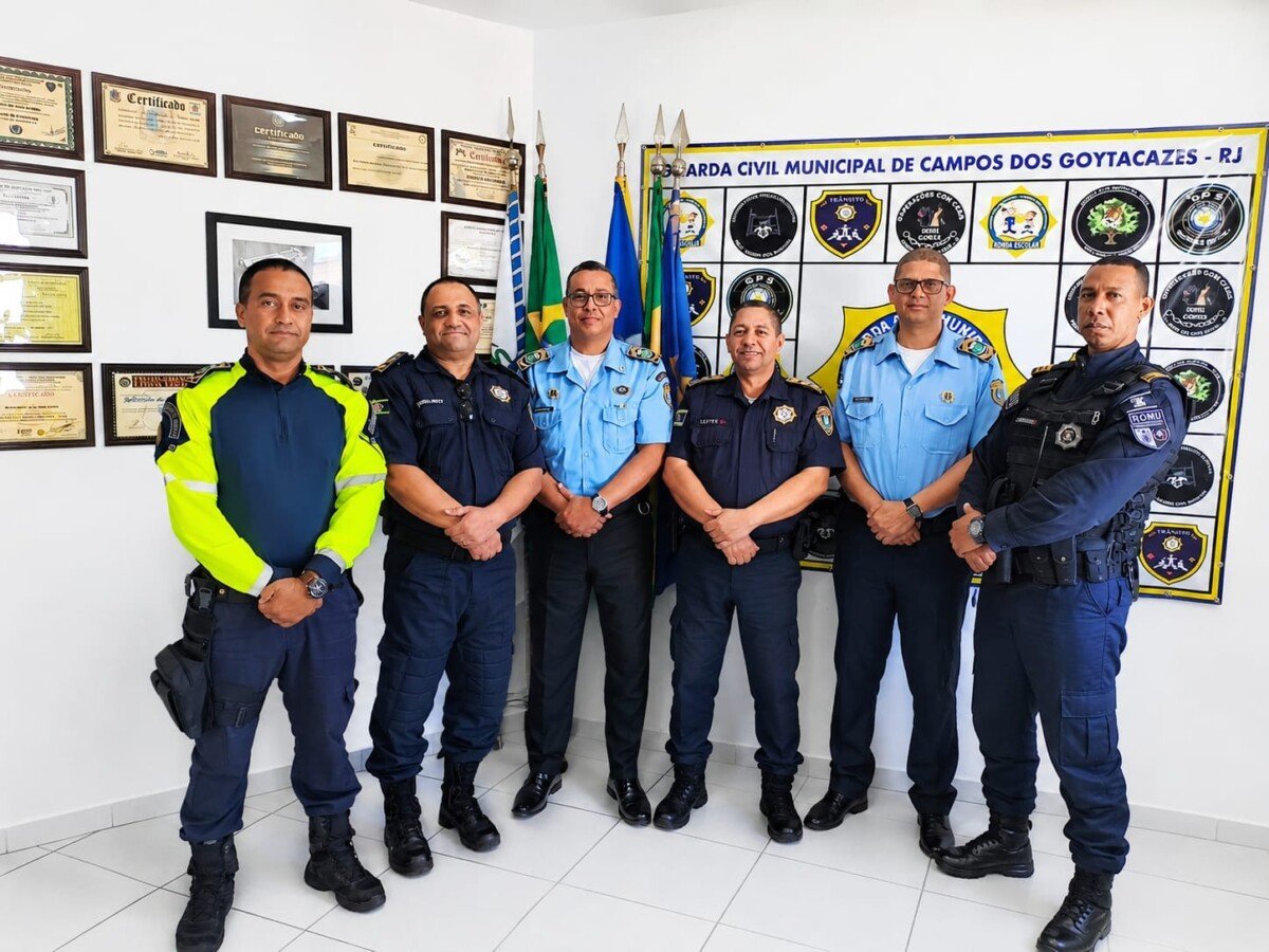 Guardas municipais de Quissamã fazem visita técnica em Campos