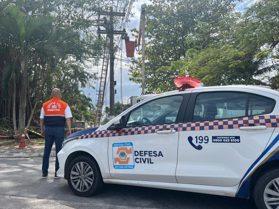 Defesa Civil de Rio das Ostras monitora frente fria com vento forte e mar agitado
