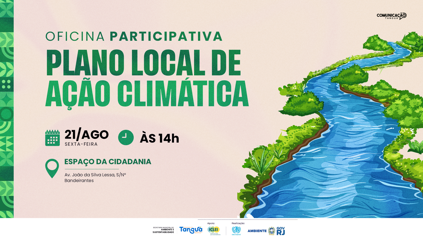 Tanguá terá oficina para plano local de ação climática
