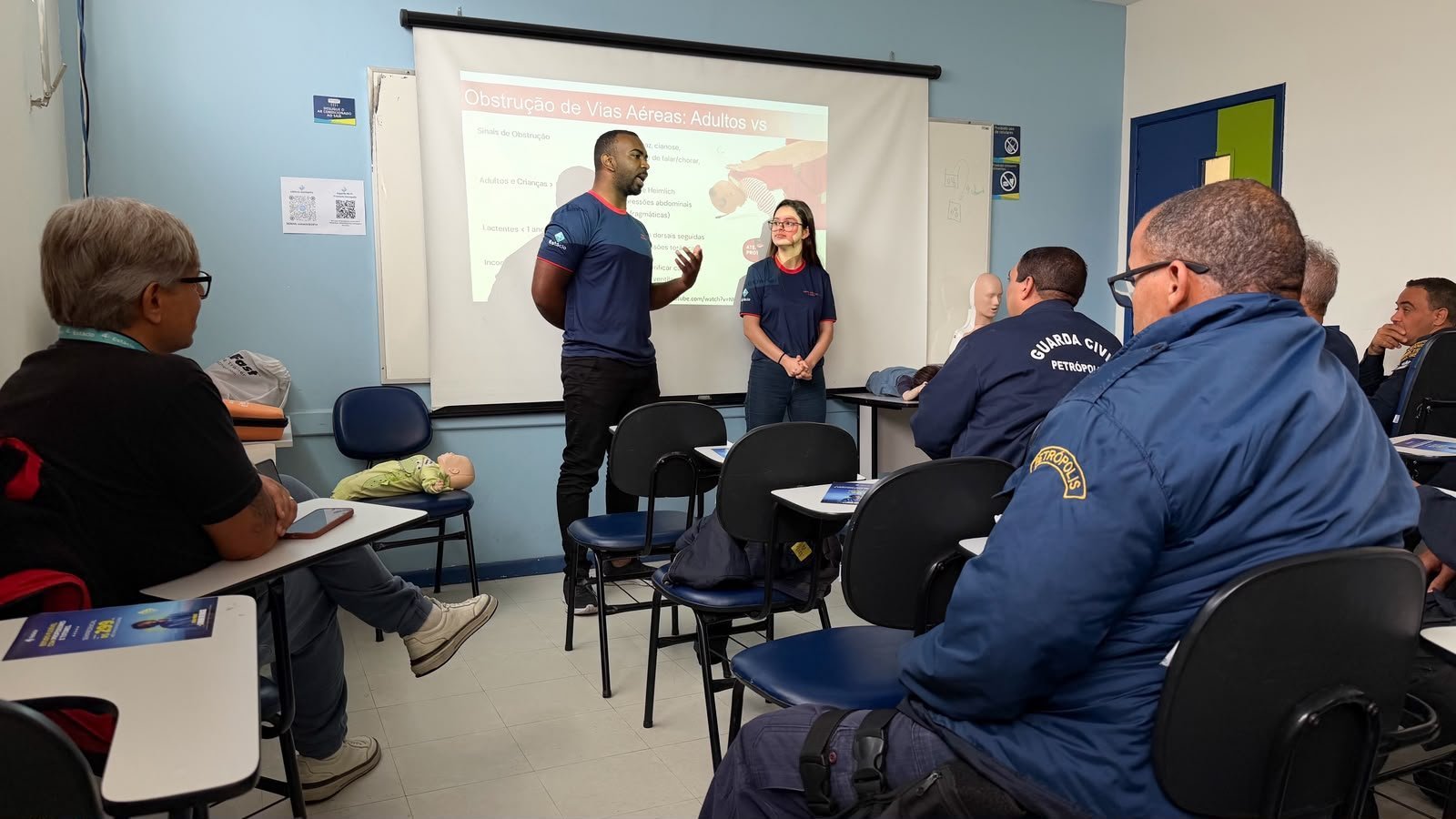 Guarda Civil de Petrópolis participa de curso de primeiros socorros