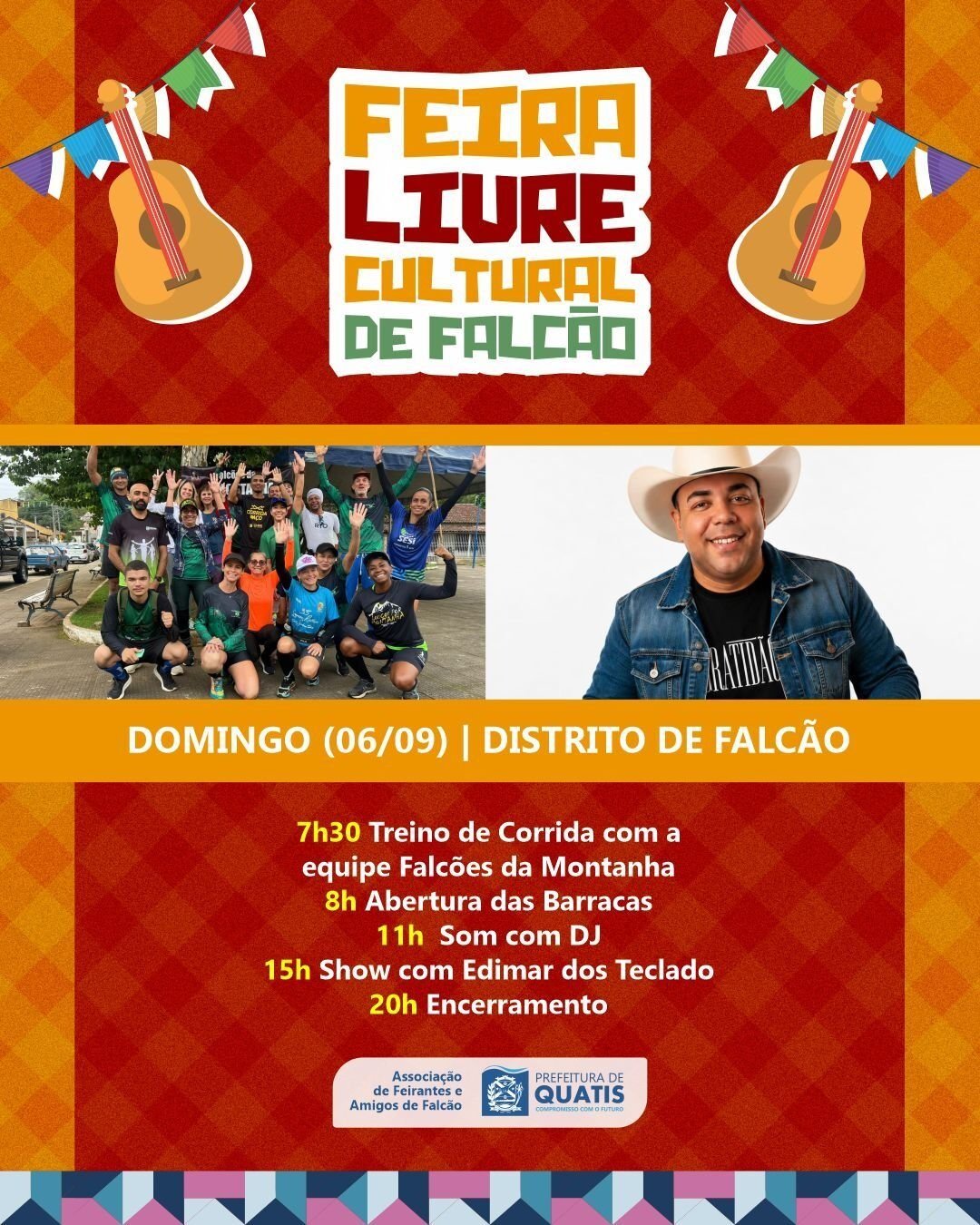 Feira Livre de Falcão terá programação gratuita em Quatis