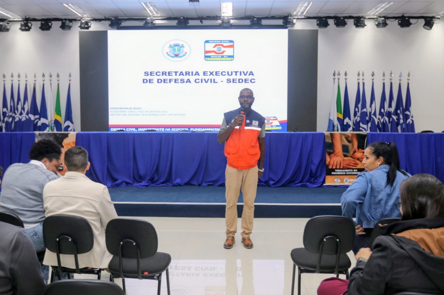 Macaé inicia formação de voluntários da Defesa Civil Municipal