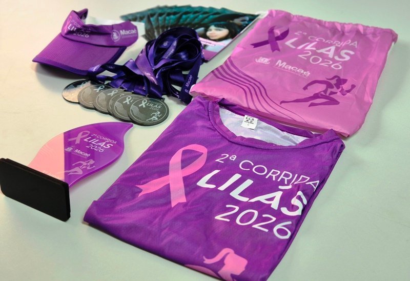 Macaé entrega kits da Corrida Lilás nesta sexta e sábado