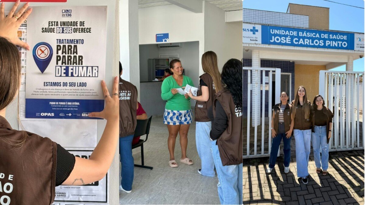 Casimiro faz ações de conscientização contra o tabagismo em unidades de saúde