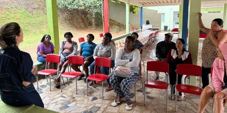 CRAS realiza reunião do PAIF na Usina Santa Maria, em Bom Jesus