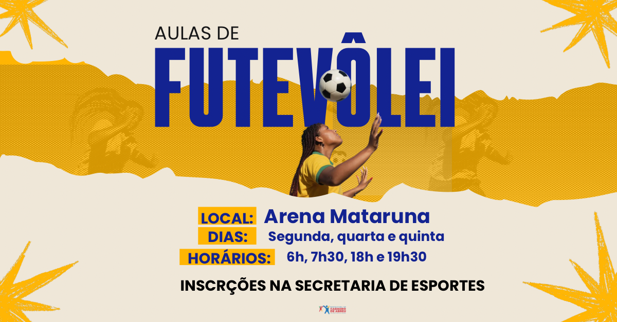 Casimiro amplia horários de aulas gratuitas de futevôlei na Arena Mataruna