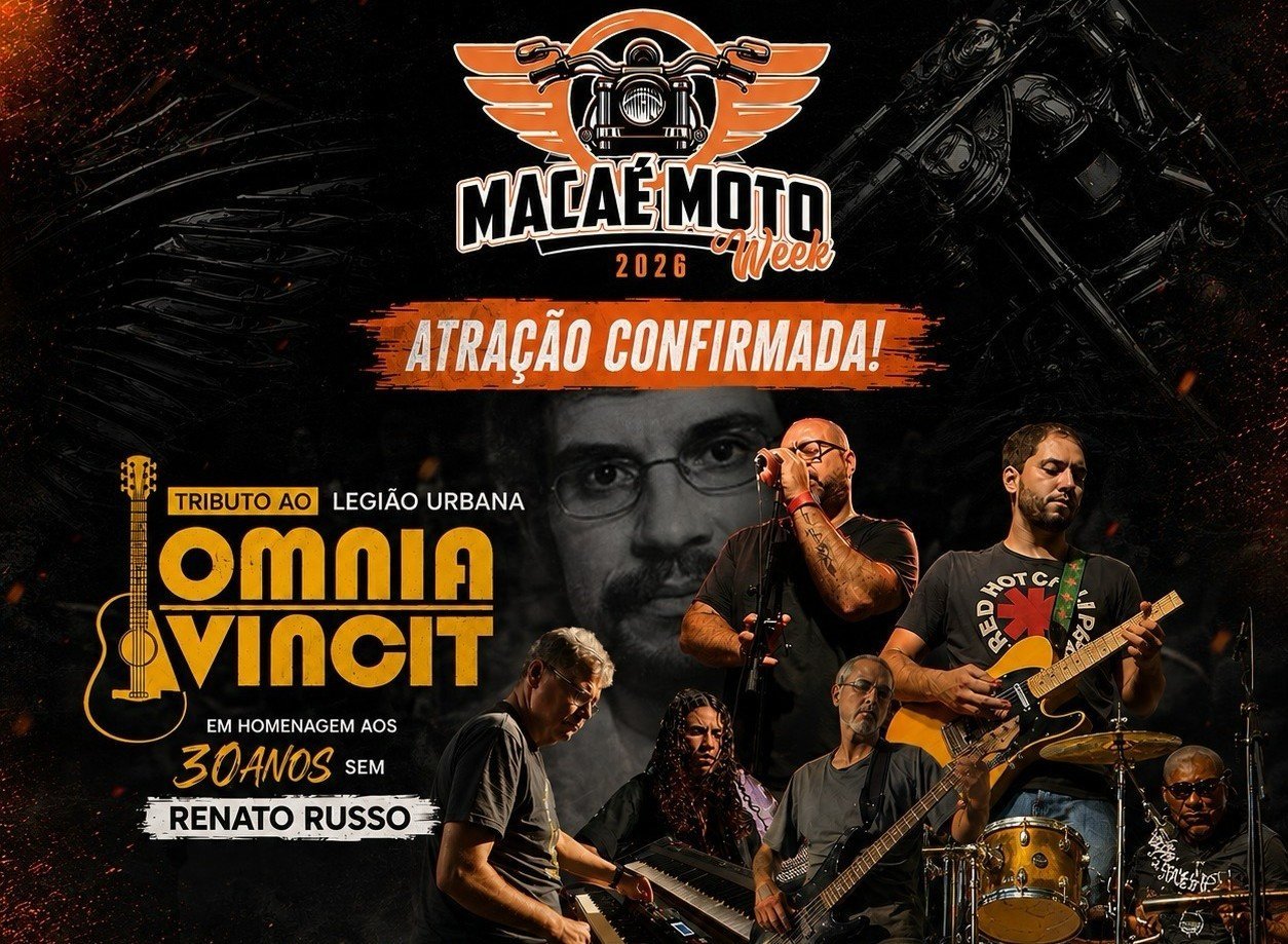 Omnia Vinci é confirmada no Macaé Moto Week 2026