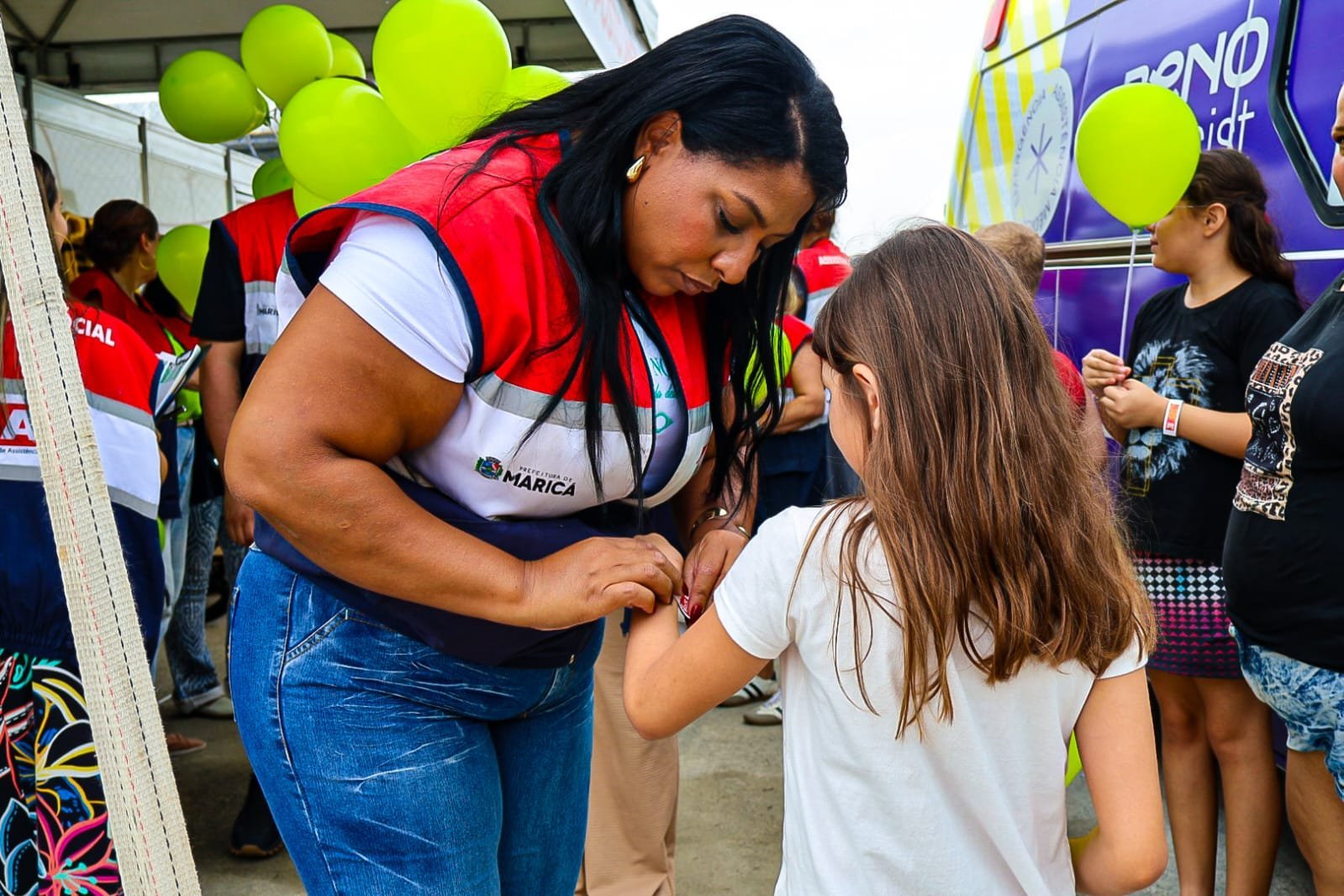 Maricá identifica mais de 1.300 crianças em eventos do fim de semana