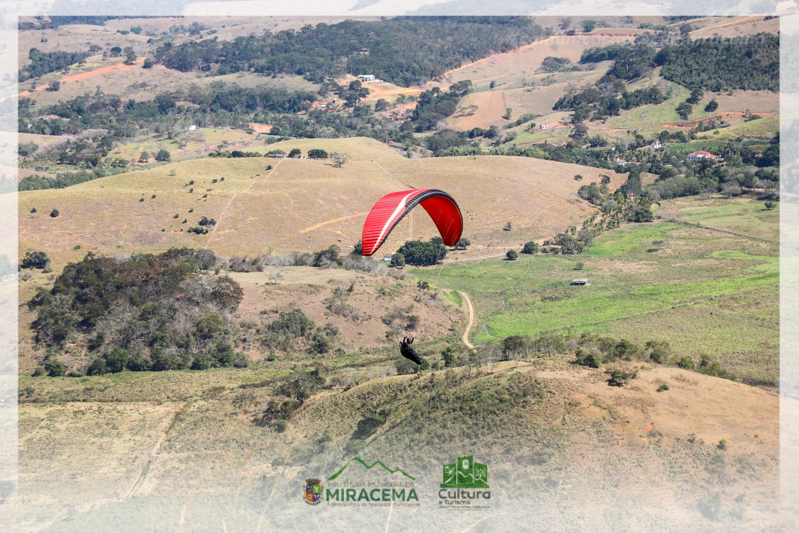 Miracema destaca voo livre na Serra de Venda das Flores