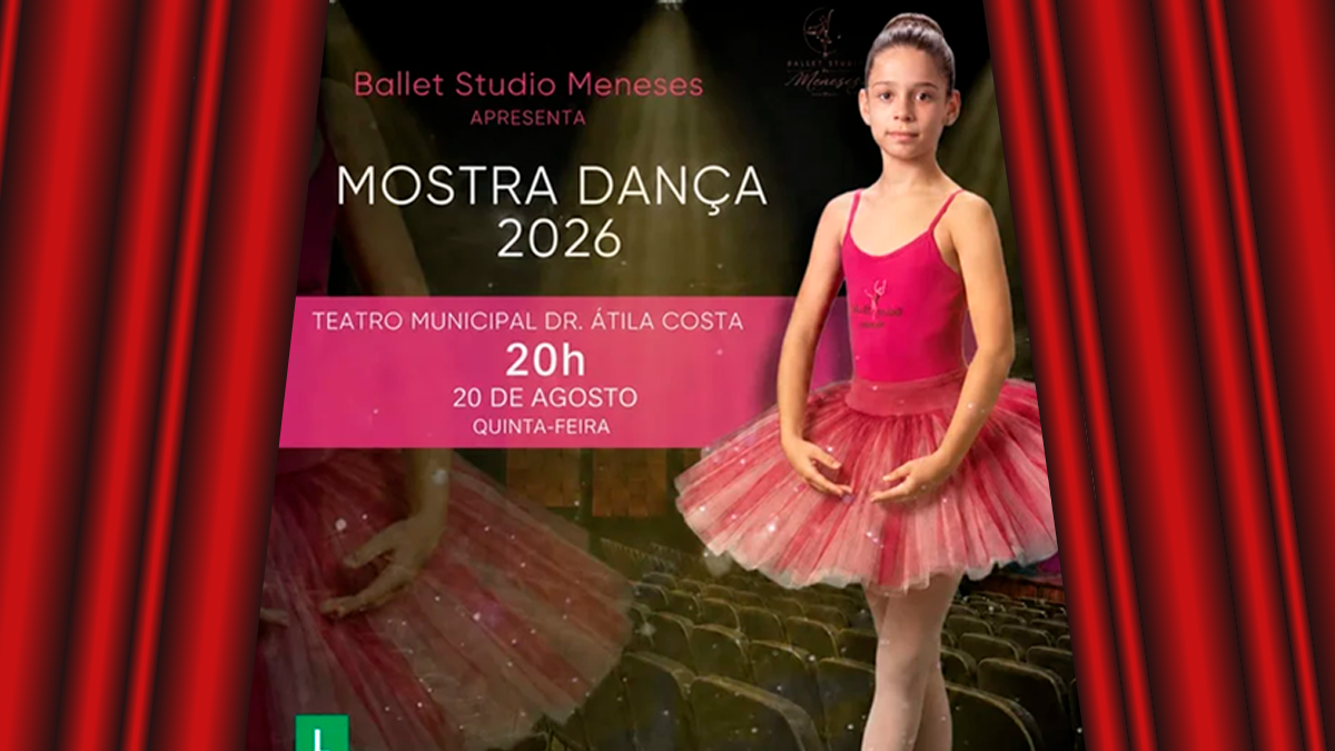São Pedro da Aldeia recebe mostra de dança no Teatro Municipal nesta quinta-feira