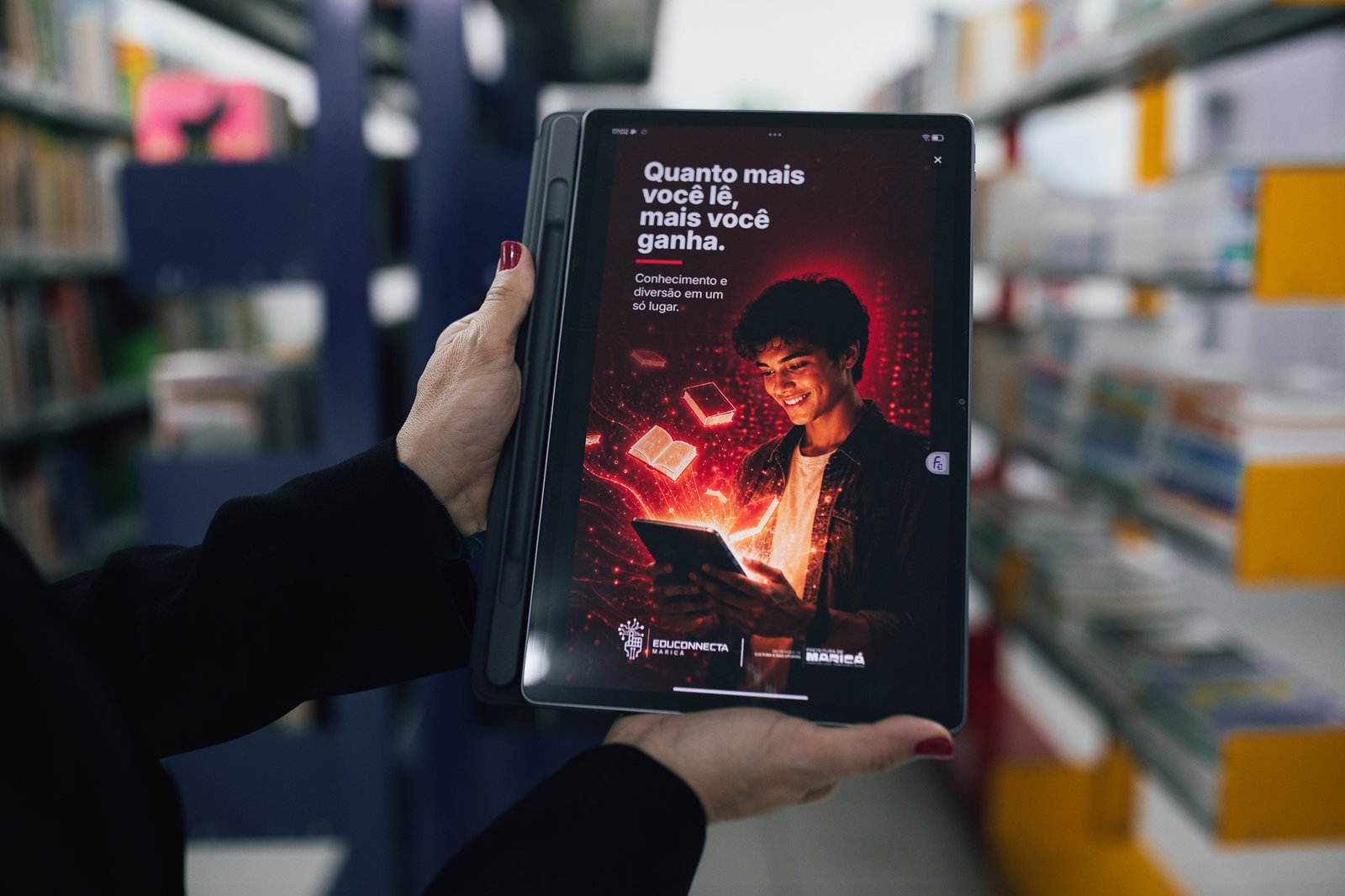 Maricá lança biblioteca digital gratuita com cerca de 6 mil obras em seis idiomas