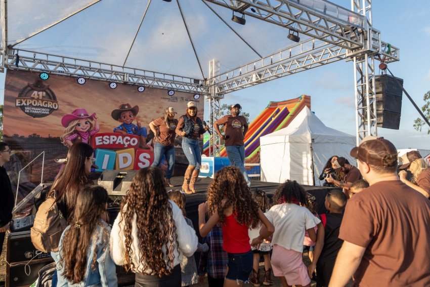 Espaço Kids da ExpoAgro terá show neste domingo em São Francisco de Itabapoana