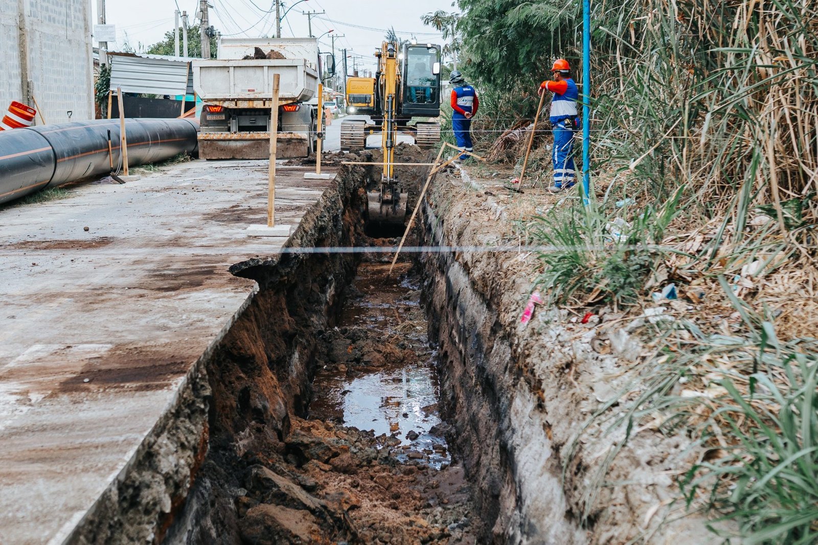 Maricá prevê 109 quilômetros de rede de esgoto para atender mais de 30 mil moradores