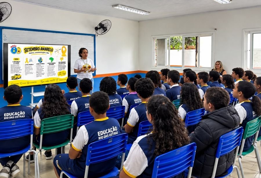 Rio das Ostras leva ações de saúde mental às escolas até outubro