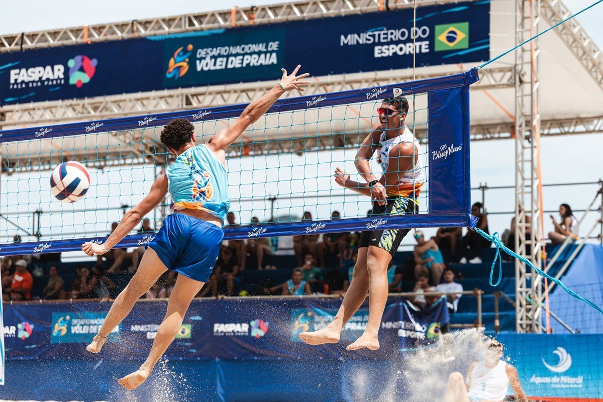 Márcio Gaudie vence categoria do Desafio Nacional de Vôlei de Praia em Niterói