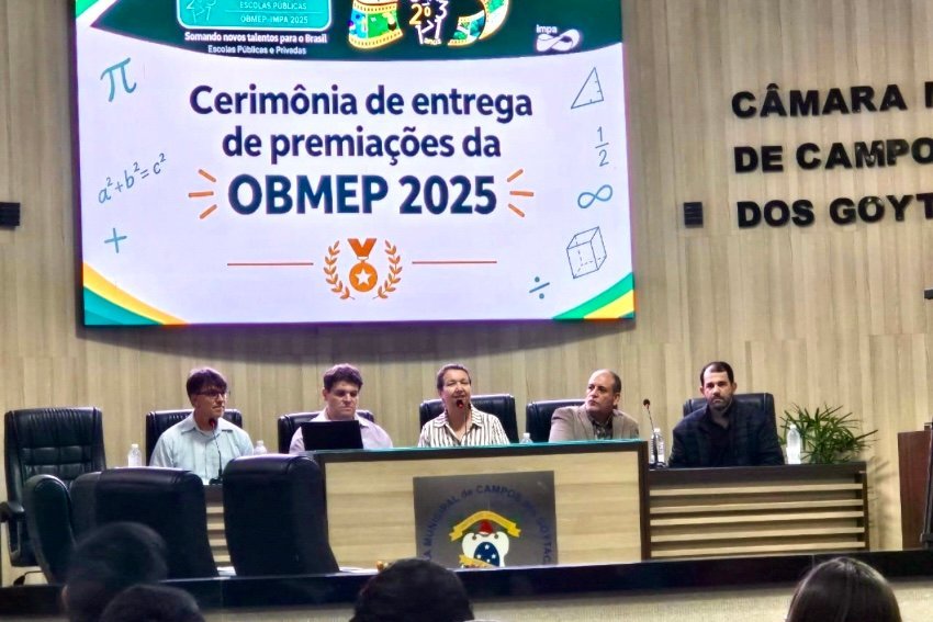 Oito alunos de São Francisco de Itabapoana são premiados na Obmep 2025