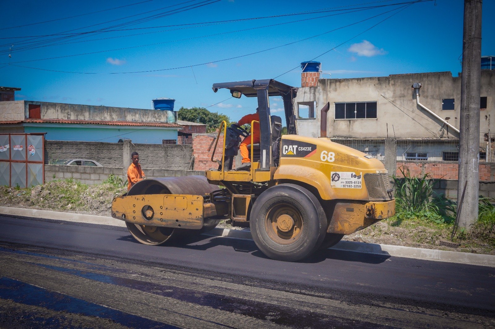 Ruas B e C do Jardim Maykel recebem pavimentação em Itaboraí