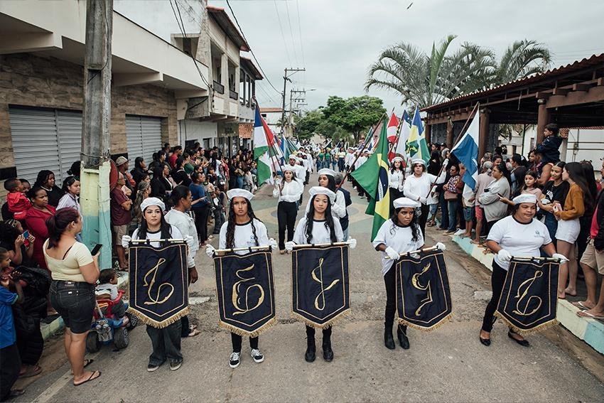 Fanfarra de escola municipal estreia em São Francisco de Itabapoana