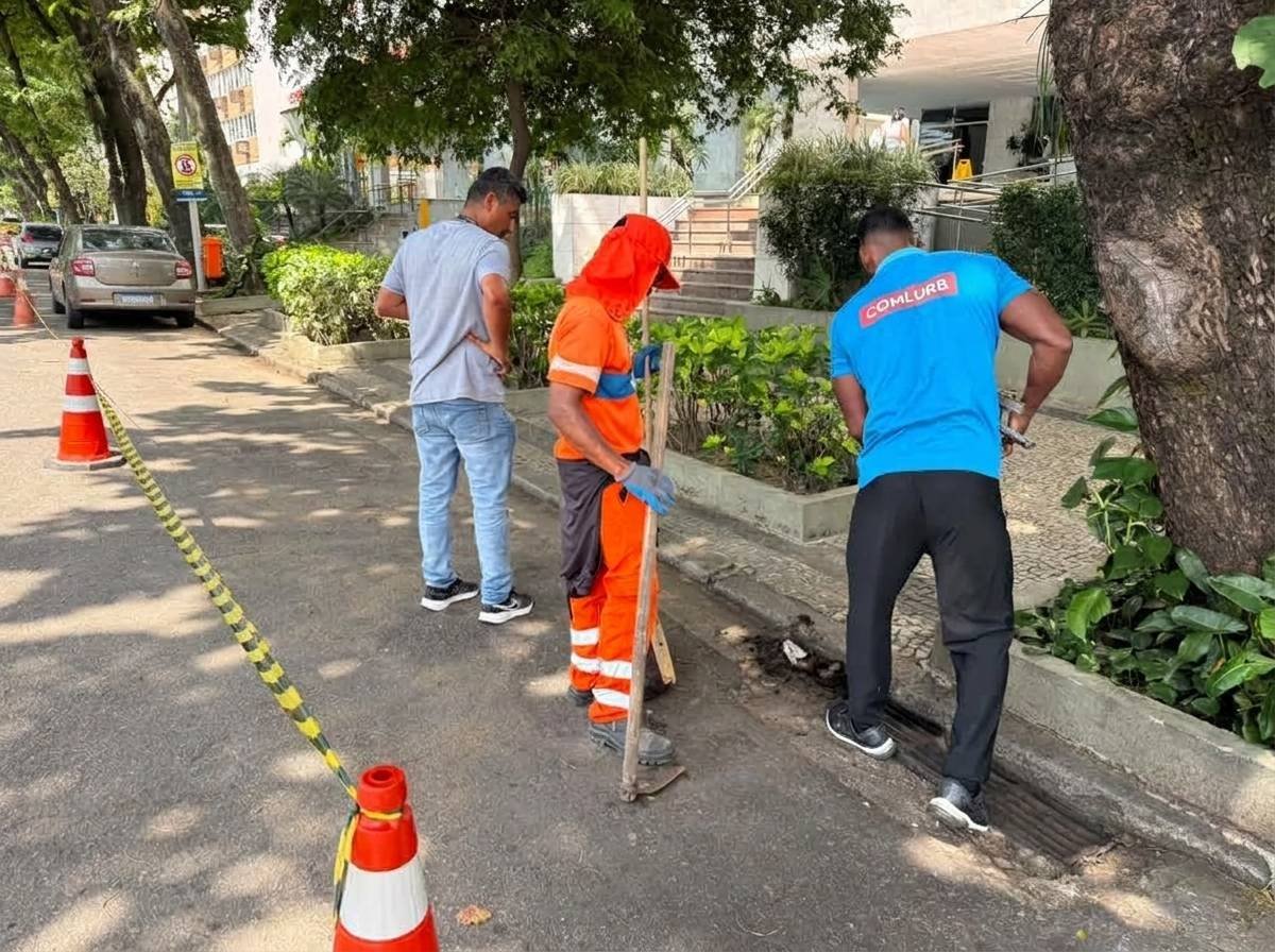 Rio concentra limpeza e manutenção no Leblon até sexta-feira