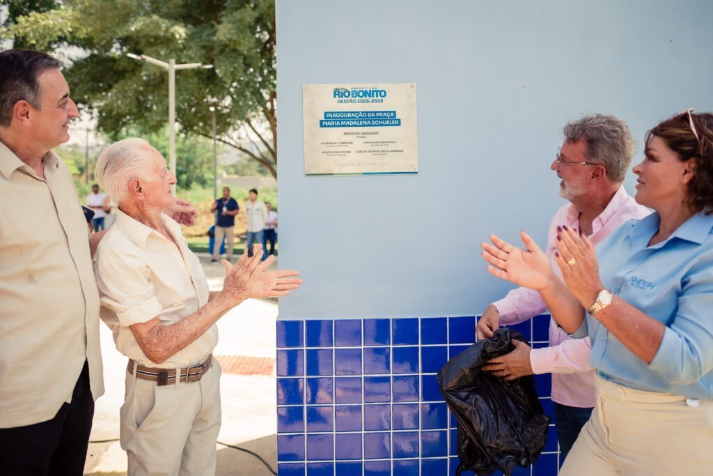Rio Bonito inaugura praça para lazer e convivência no bairro Schuller