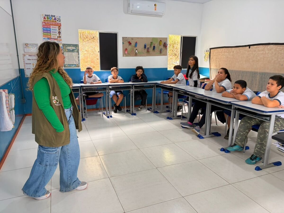 Alunos de Quatis participam de ação sobre resíduos eletrônicos
