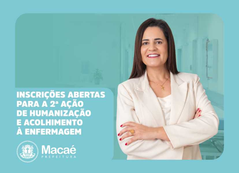 Macaé abre inscrições gratuitas para encontro de acolhimento à enfermagem