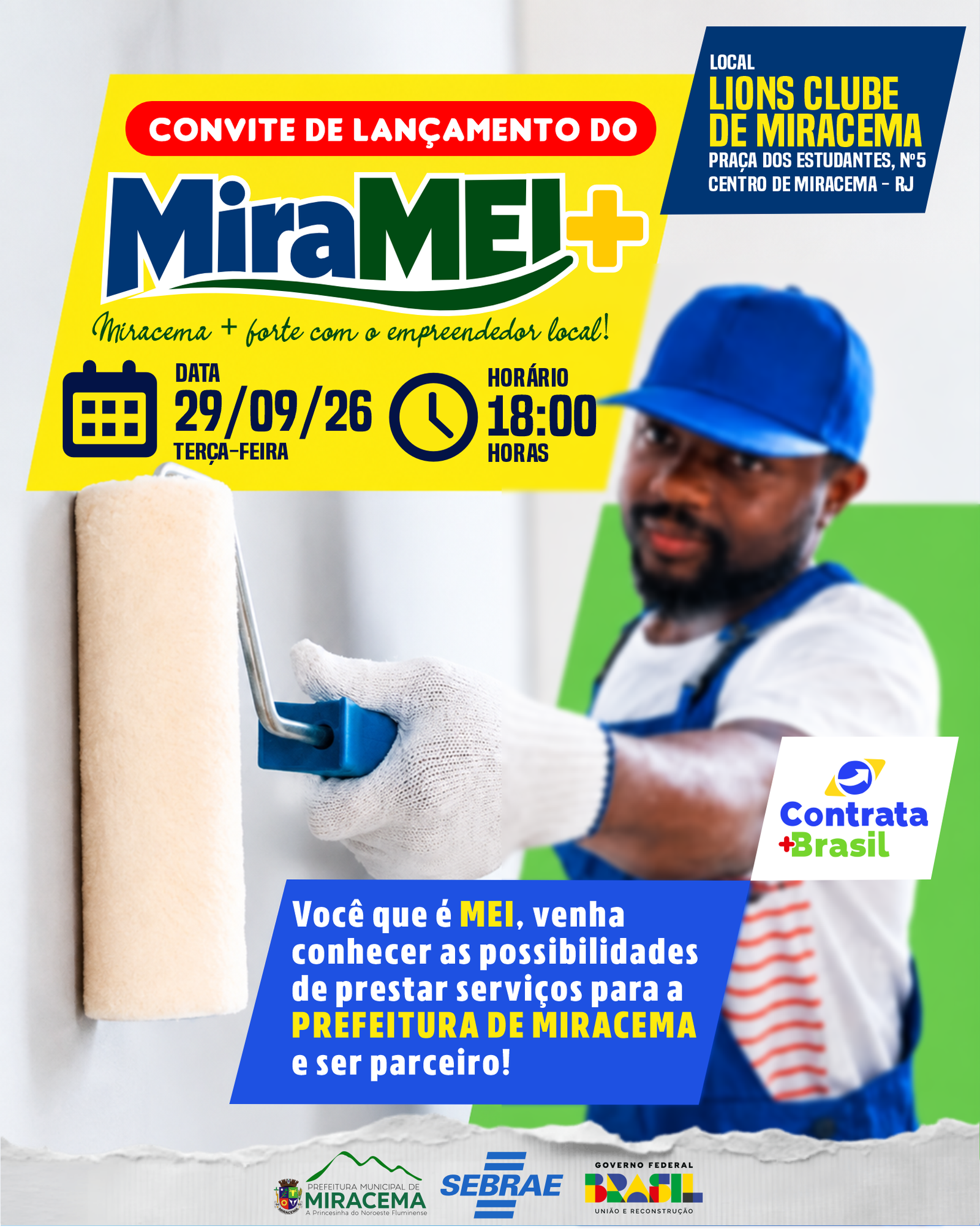 Miracema terá lançamento do Mira MEI com oportunidades de negócios com o poder público