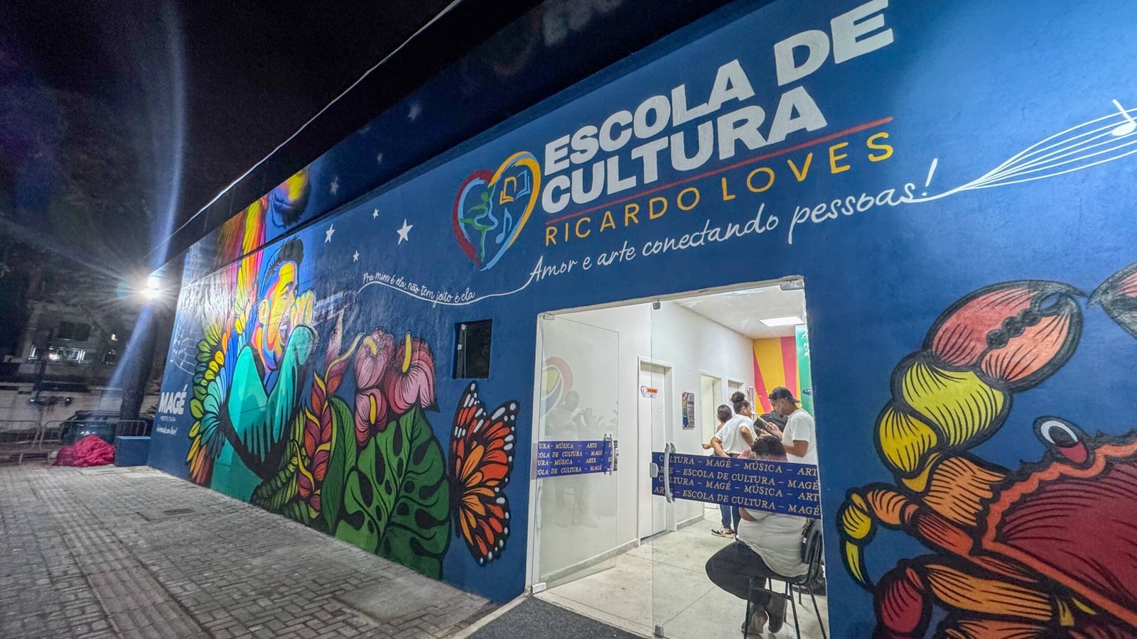 Magé inaugura Escola de Cultura Ricardo Loves em Fragoso