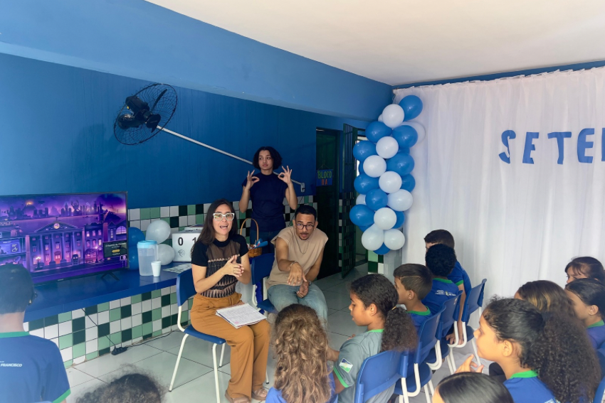 São Francisco de Itabapoana leva ações do Setembro Azul a escolas de Praça João Pessoa e Santa Clara
