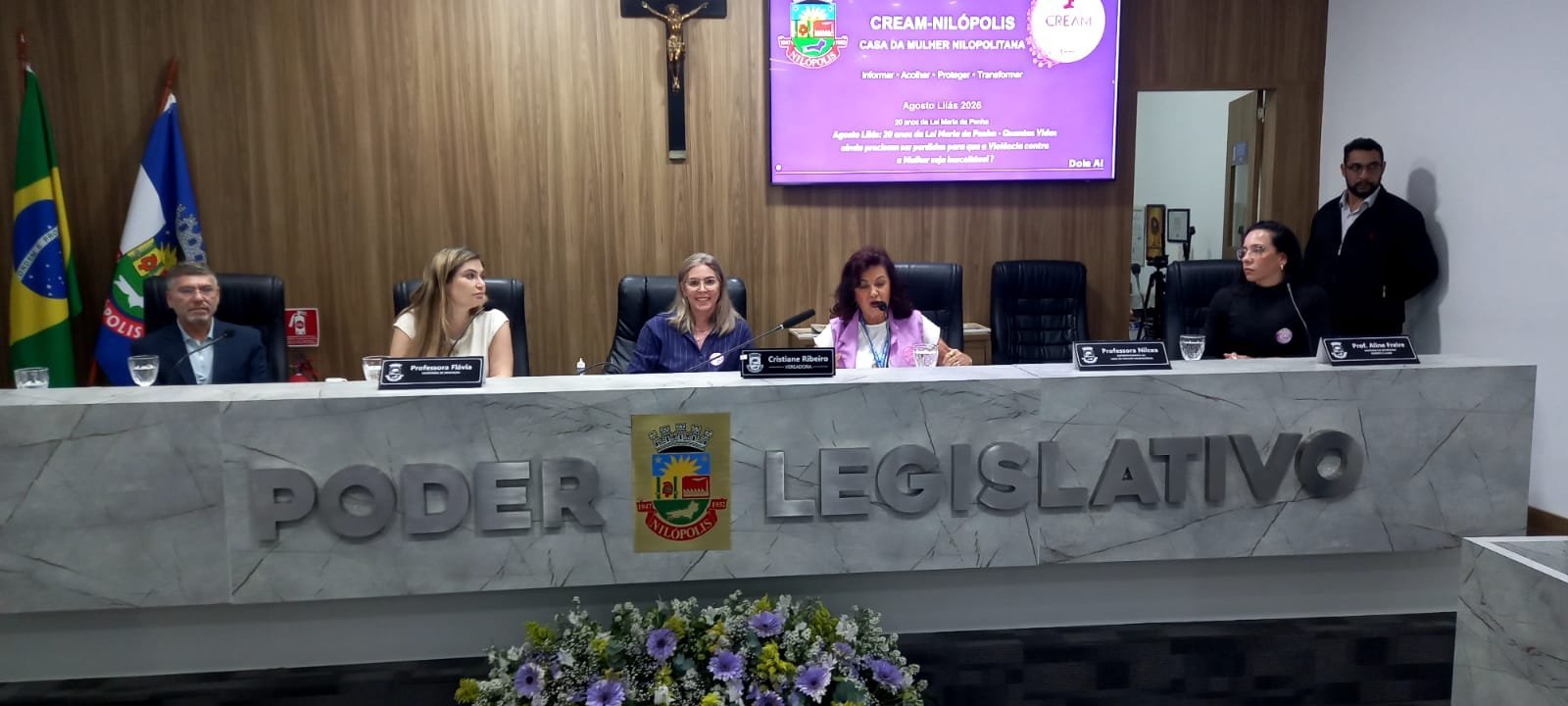 Nilópolis encerra Agosto Lilás com seminário sobre a Lei Maria da Penha