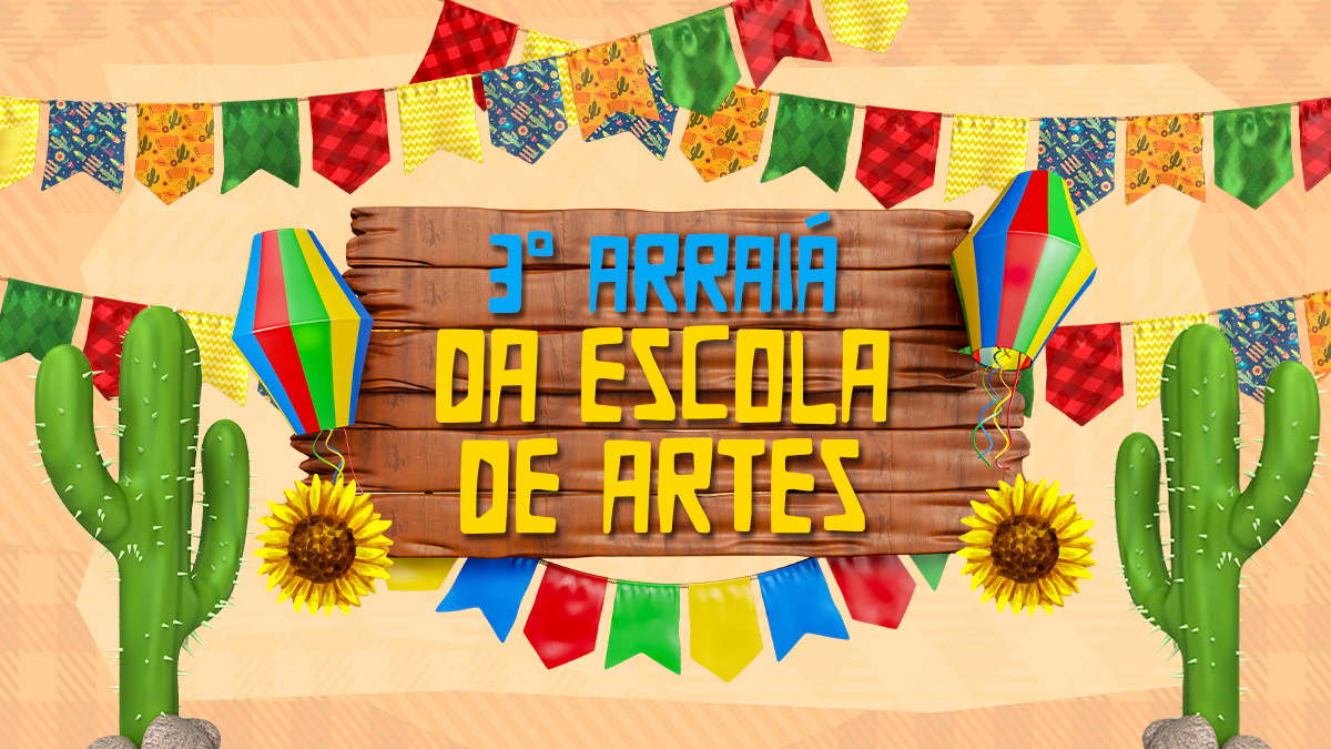 São Pedro da Aldeia terá arraiá gratuito da Escola de Artes em 18 de setembro