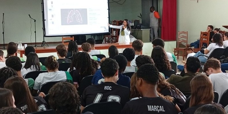 Bom Jesus faz oficina sobre prevenção ao tabagismo para estudantes
