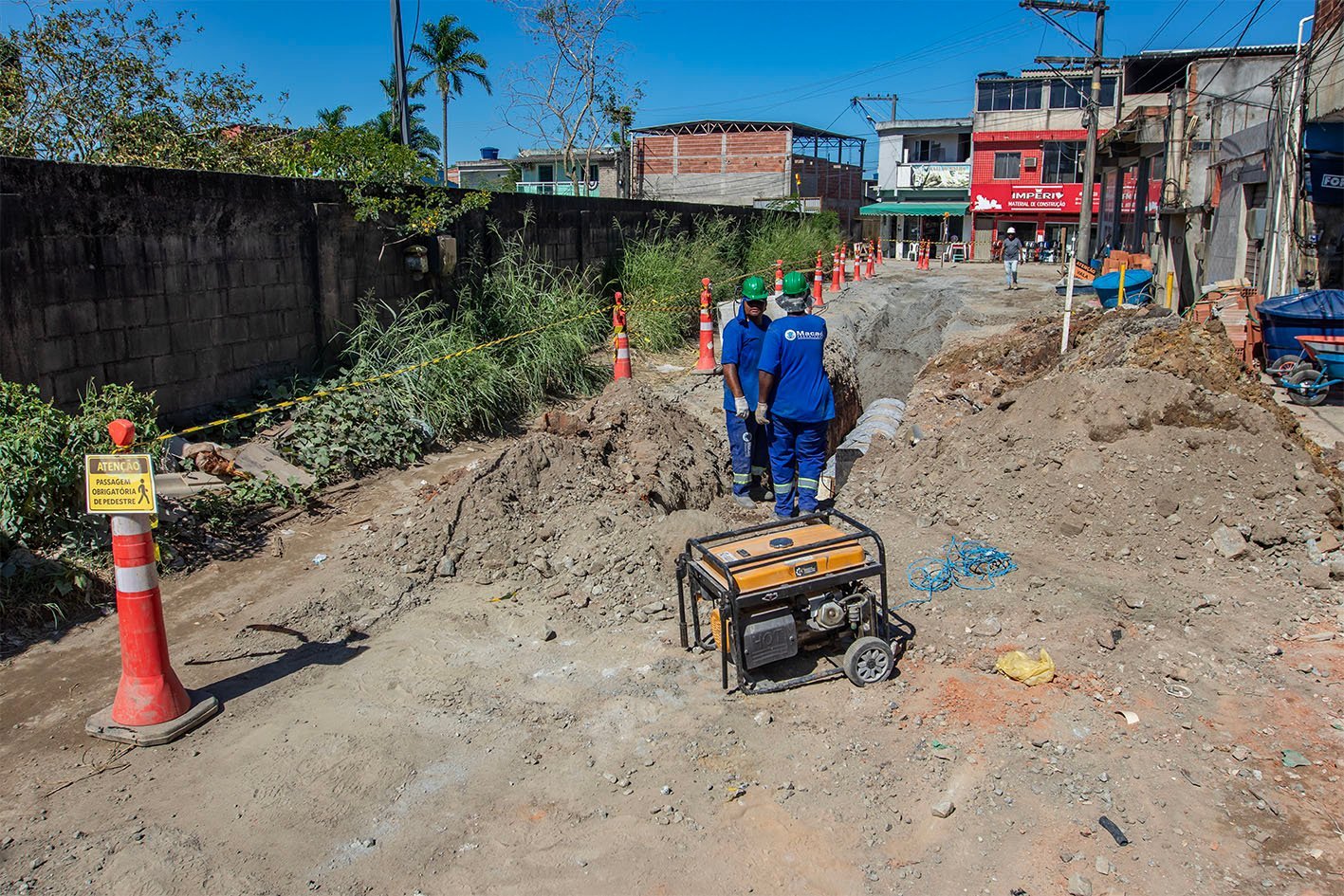 Macaé executa drenagem em projeto de infraestrutura para 54 ruas da Piracema