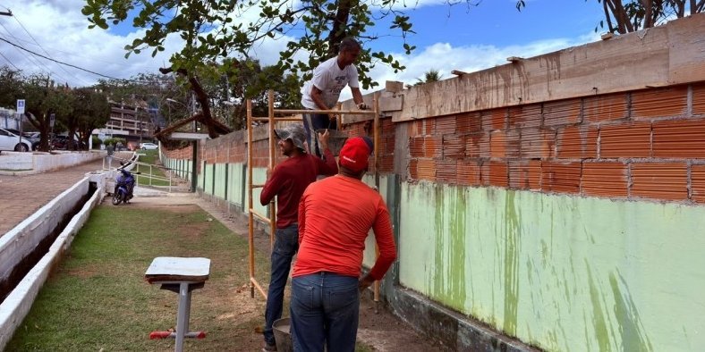 Escola Anacleto José Borges passa por reforma e terá sala sensorial em Bom Jesus do Itabapoana