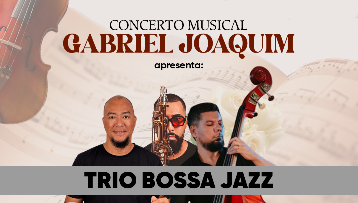 São Pedro da Aldeia terá concerto gratuito do Trio Free Jazz na Casa da Cultura