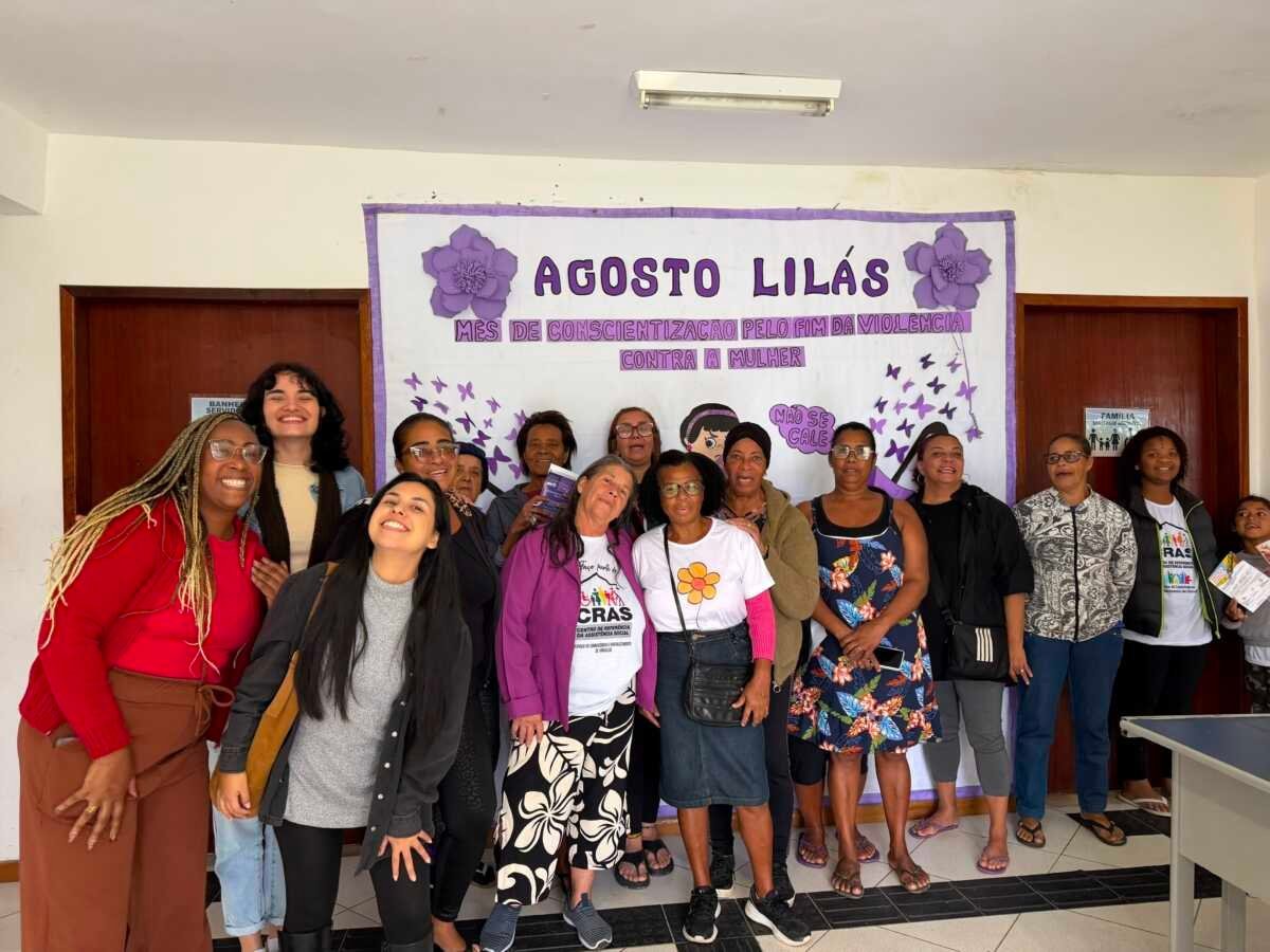 CRAS de São Pedro da Aldeia recebem ações do Agosto Lilás para mulheres