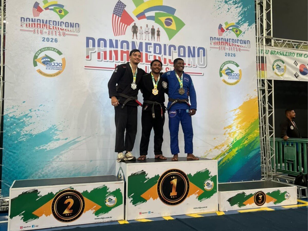 Deivis Rodrigues, de Quissamã, conquista ouro no Pan-Americano de Jiu-Jitsu