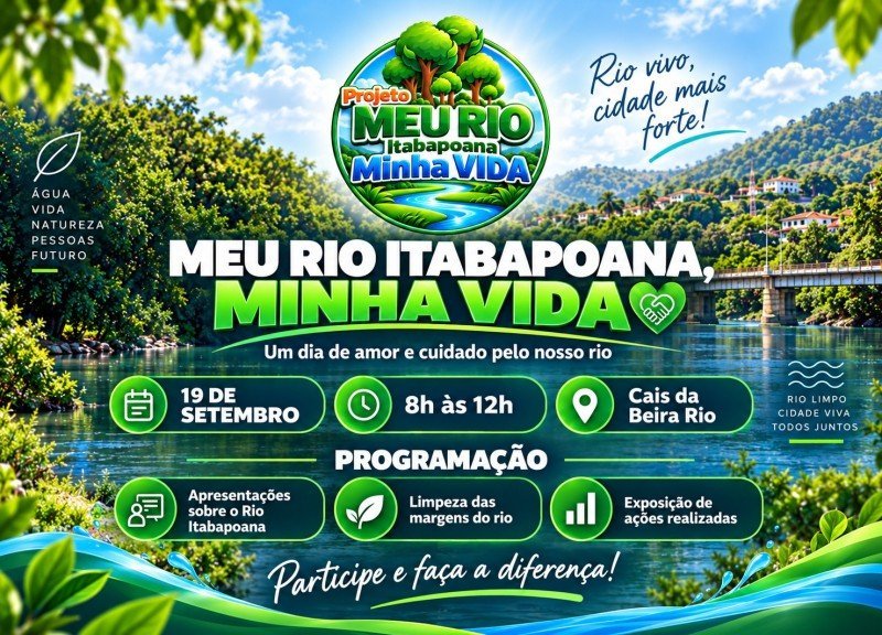 Bom Jesus do Itabapoana terá mobilização pelo rio com orientação sobre febre maculosa