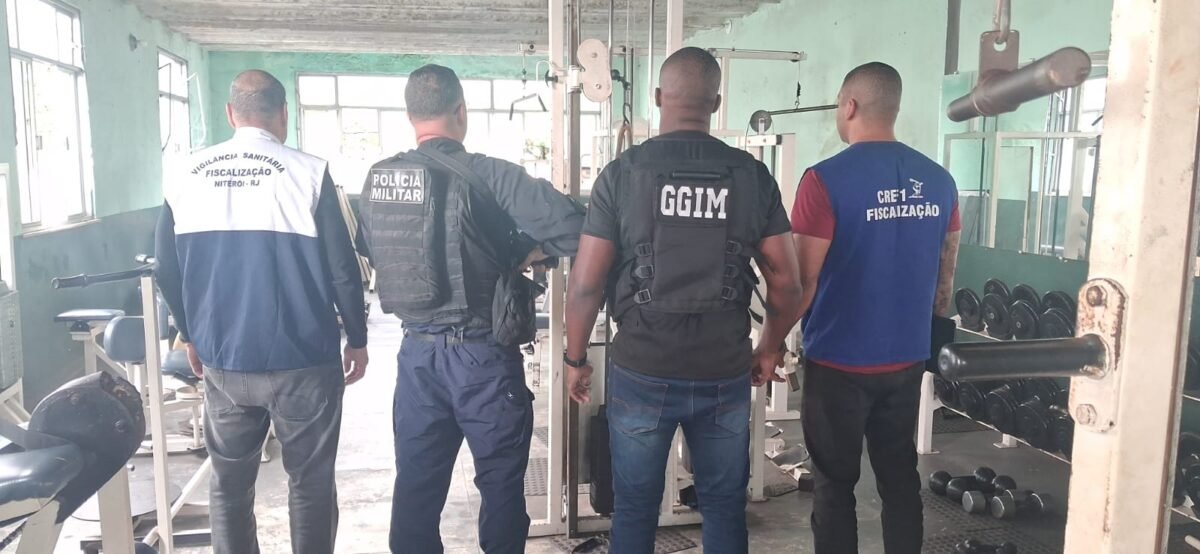 Academia é interditada em Niterói após fiscalização apontar riscos aos alunos