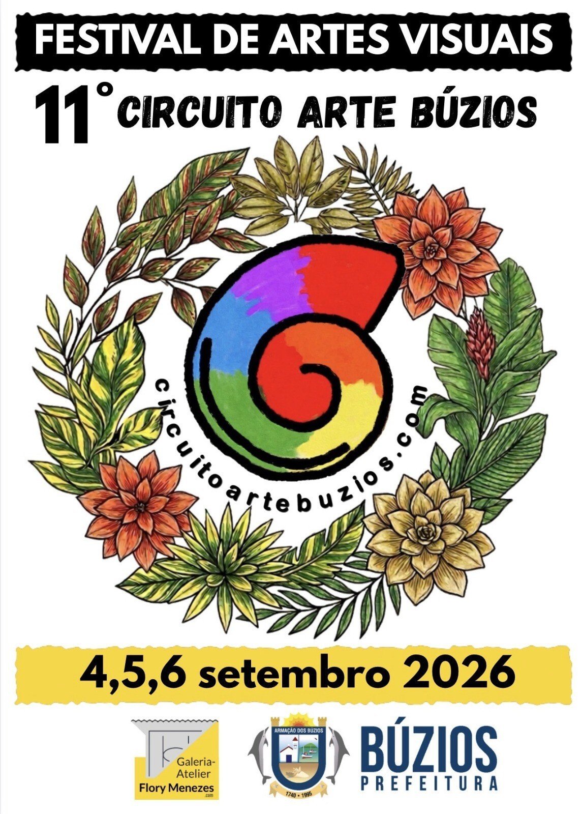 Circuito Arte Búzios terá programação gratuita de 4 a 6 de setembro