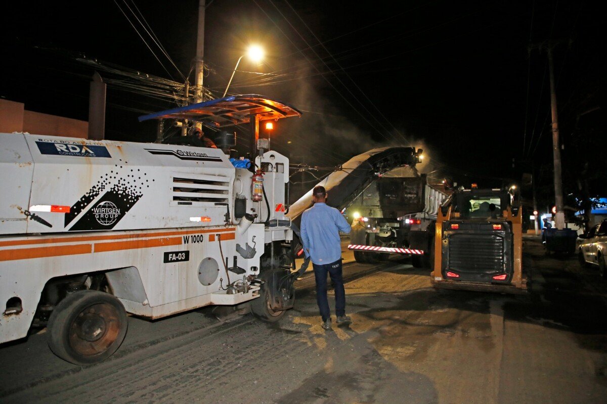 Búzios retoma fresagem na Avenida José Bento Ribeiro Dantas após chuvas