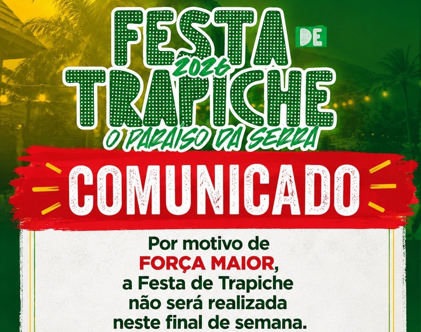 Festa do Trapiche em Macaé é adiada para outubro