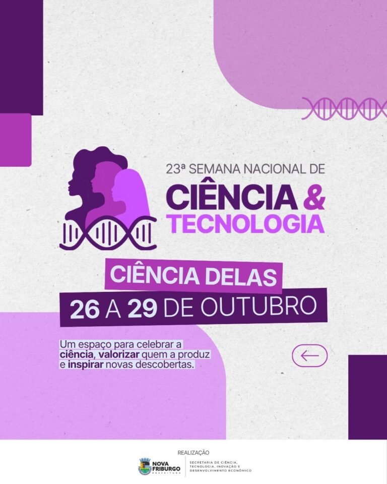 Nova Friburgo terá feira de ciências e visitas a universidades entre 26 e 29 de outubro