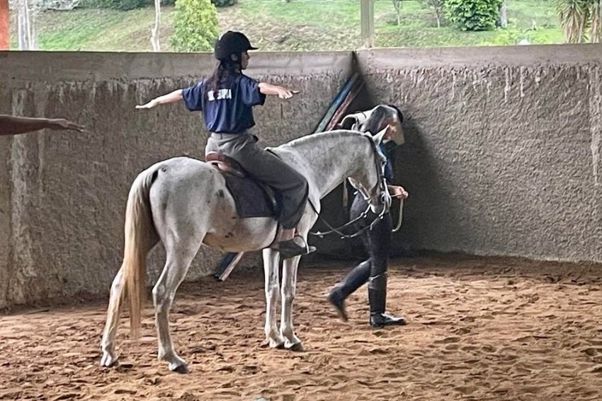 Profissionais do EquoEscola de São Francisco de Itabapoana fazem curso de equoterapia
