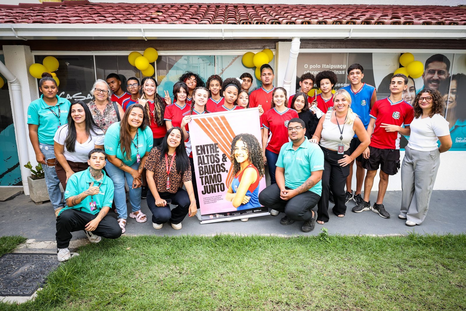 Jovens de Itaipuaçu participam de conversa sobre ansiedade e saúde mental em Maricá