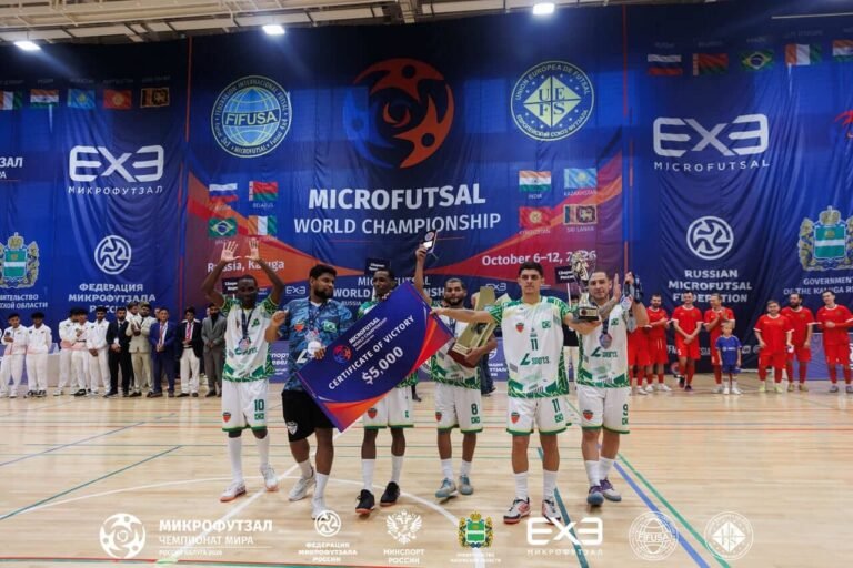 Atletas de Três Rios conquistam vice-campeonato mundial de microfutsal na Rússia