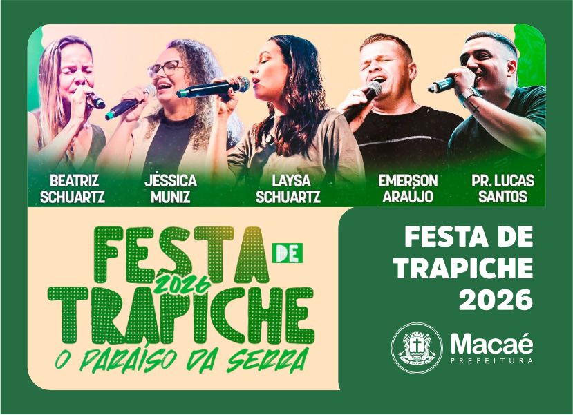 Macaé: festa em Trapiche terá shows e atividades esportivas de 9 a 11 de outubro